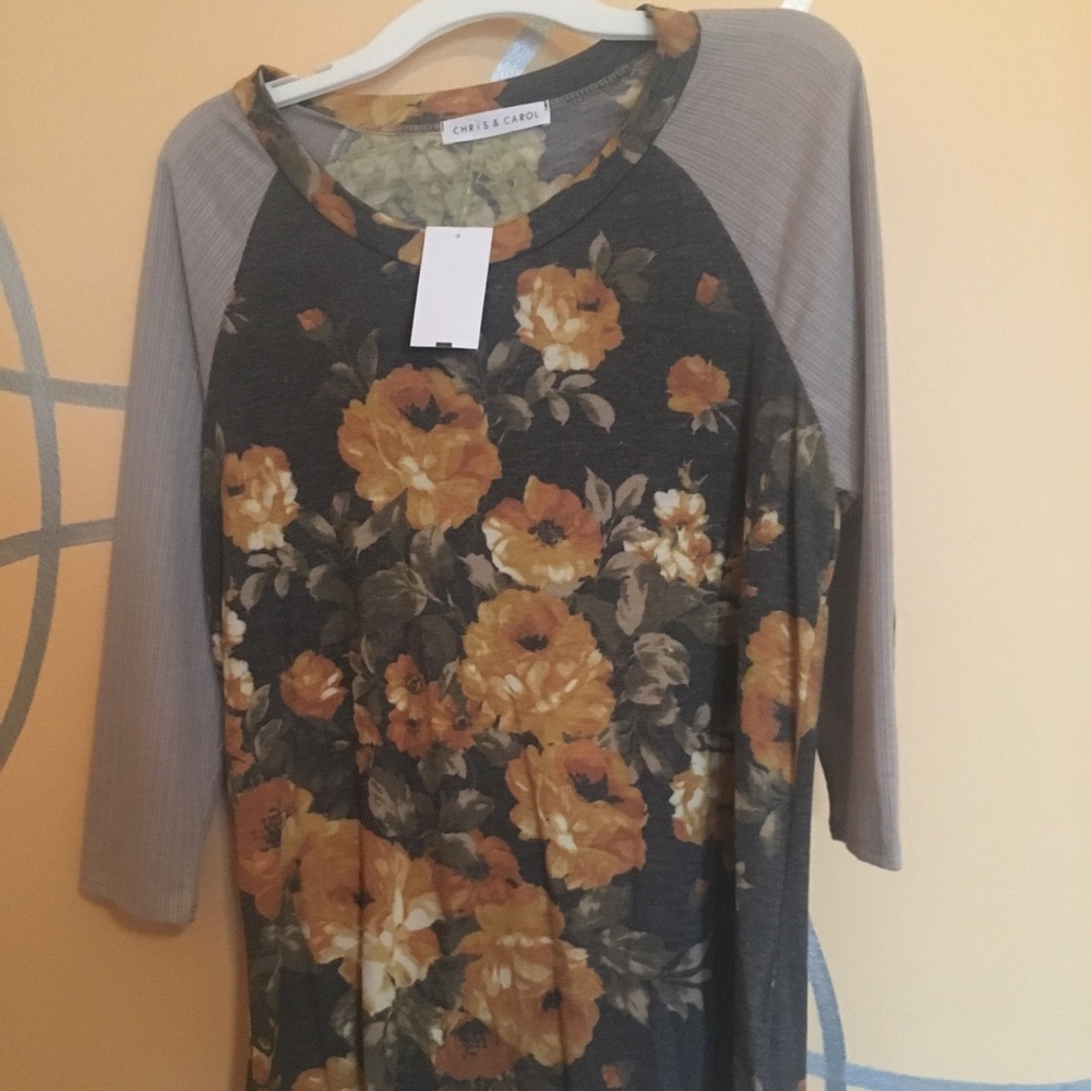 3/4 sleeve top